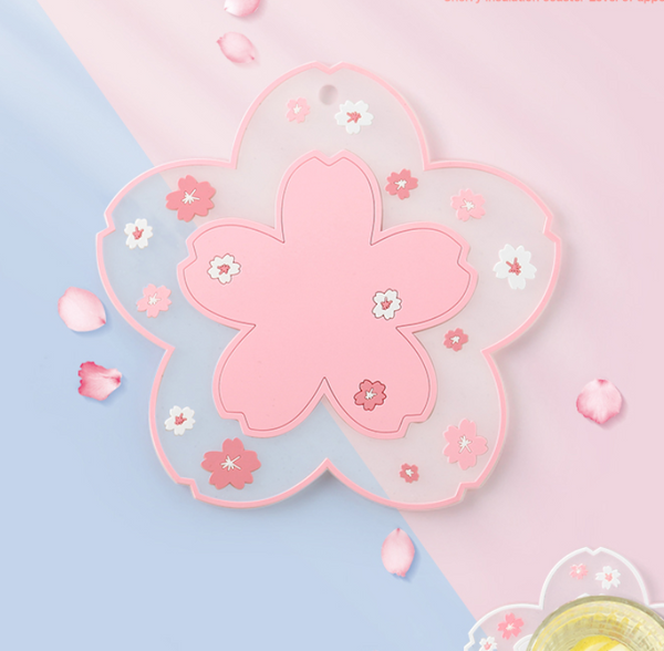 Cute Sakura Cup Mat