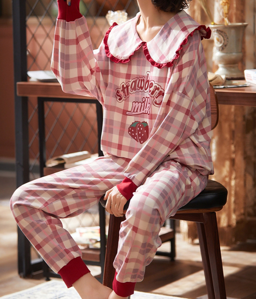 Strawberry Milk Pajamas
