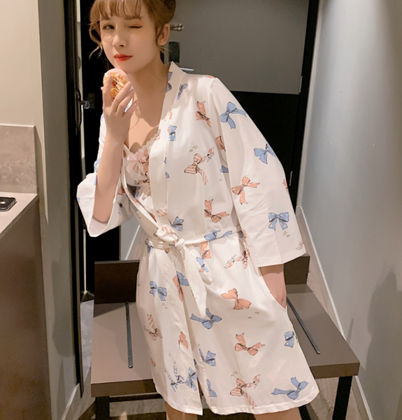 Cute Bowknot Three Piece Suit
