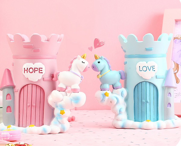 Kawaii Unicorn Brush Pot