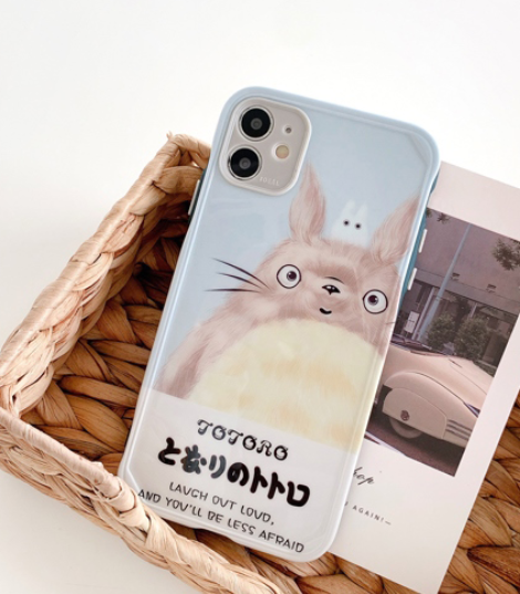 Totoro Phone Case For Iphone7/7P/8/8plus/X/XS/XR/Xs max/11/11pro/11pro max/SE