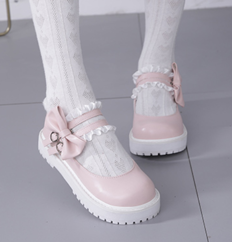 Kawaii Bowknot Lolita Shoes