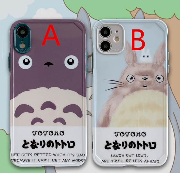 Totoro Phone Case For Iphone7/7P/8/8plus/X/XS/XR/Xs max/11/11pro/11pro max/SE
