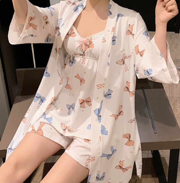 Cute Bowknot Three Piece Suit
