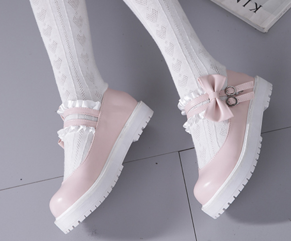 Kawaii Bowknot Lolita Shoes