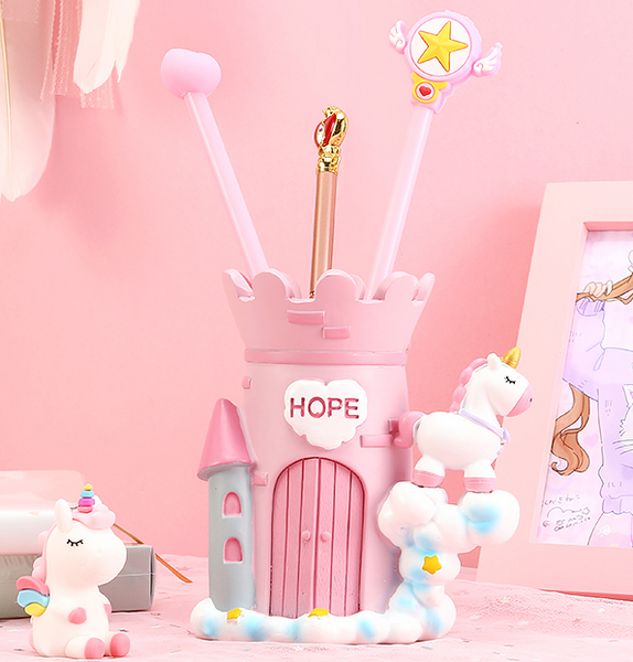 Kawaii Unicorn Brush Pot