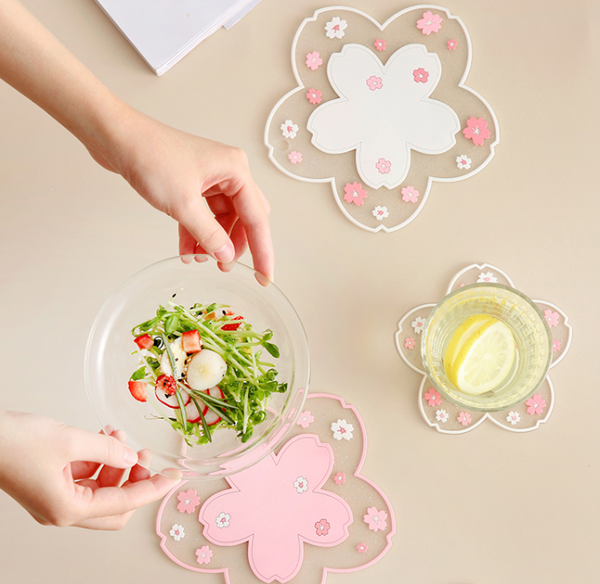 Cute Sakura Cup Mat