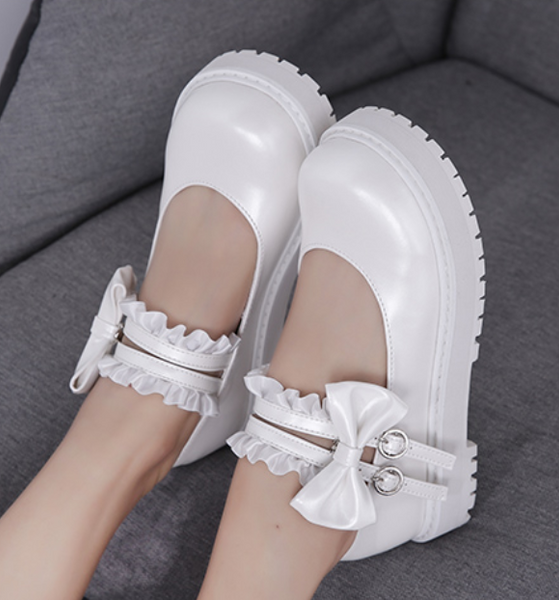 Kawaii Bowknot Lolita Shoes