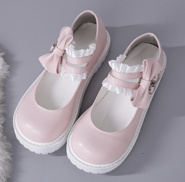 Kawaii Bowknot Lolita Shoes