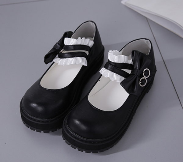 Kawaii Bowknot Lolita Shoes