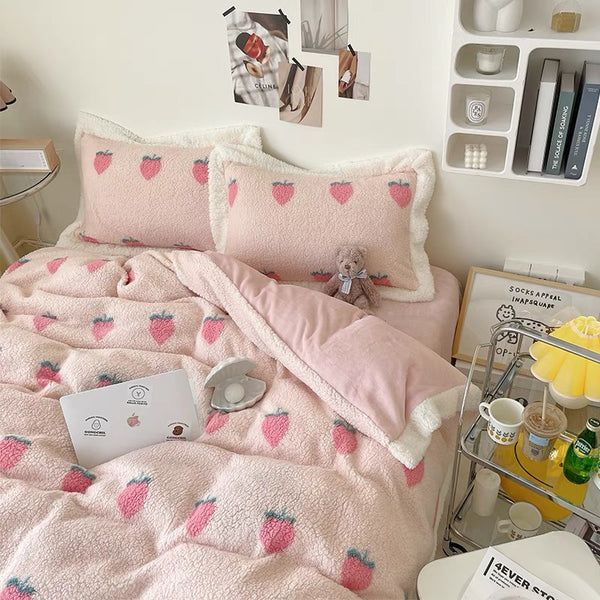 Soft Peaches Bedding Set