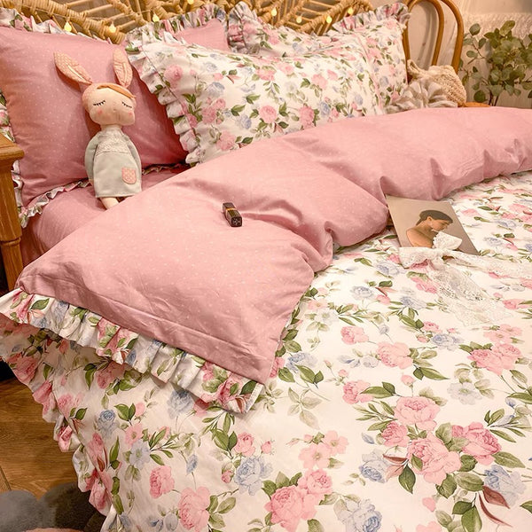 Beautiful Flowers Bedding Set