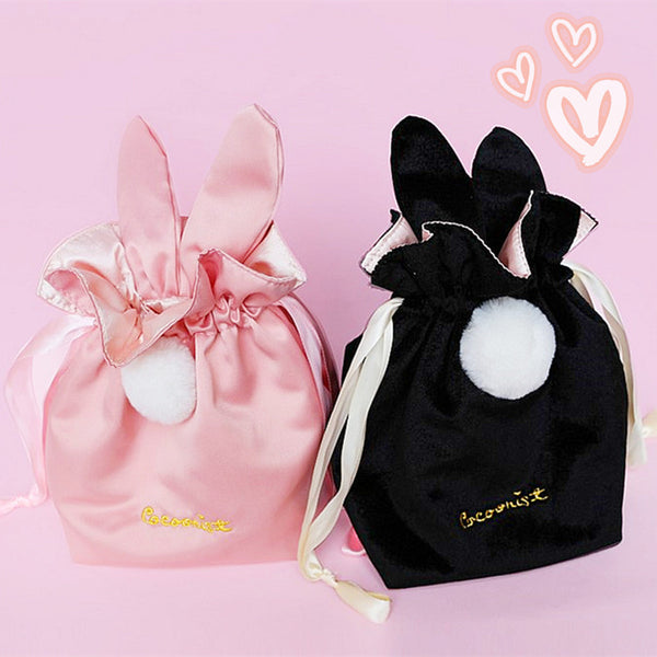 Sweet Rabbit Ears Pocket Makeup Bag