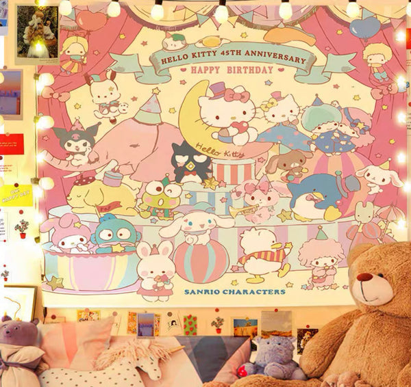 Cute Cartoon Bedside Cloth