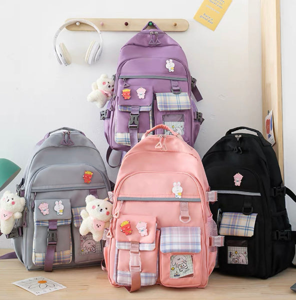 Cute Style Backpack Set