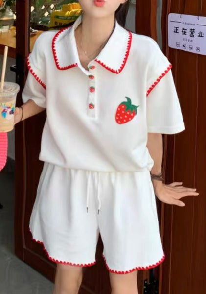 Cute Strawberry T-Shirt & Short