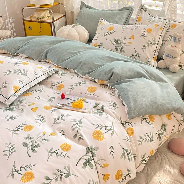 Cute Flowers Bedding Set