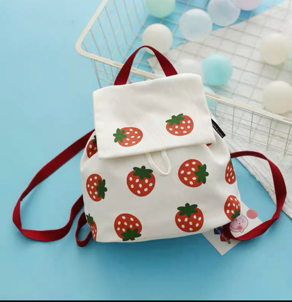 Cute Strawberry Backpack
