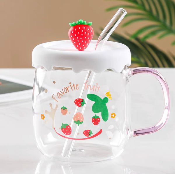 Cute Strawberry Drinking Cup