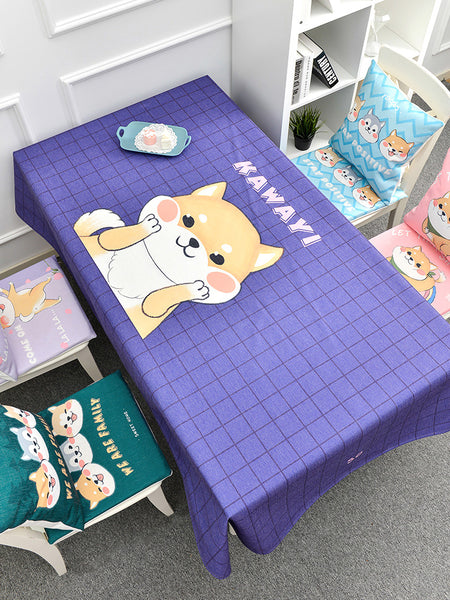 Cute Dog Tablecloth