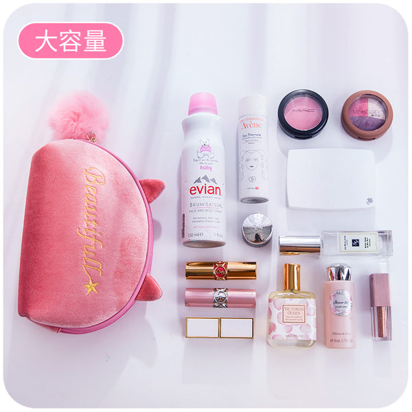 Cat Ears Makeup Bag