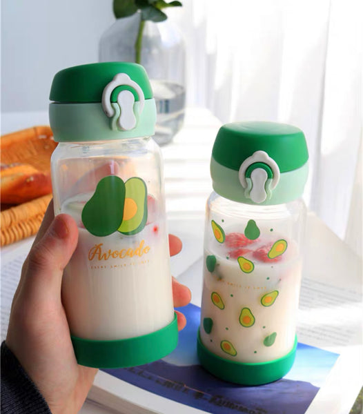 Cute Avocado Drinking Bottle
