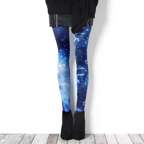 Blue Sky Velvet Pantyhose