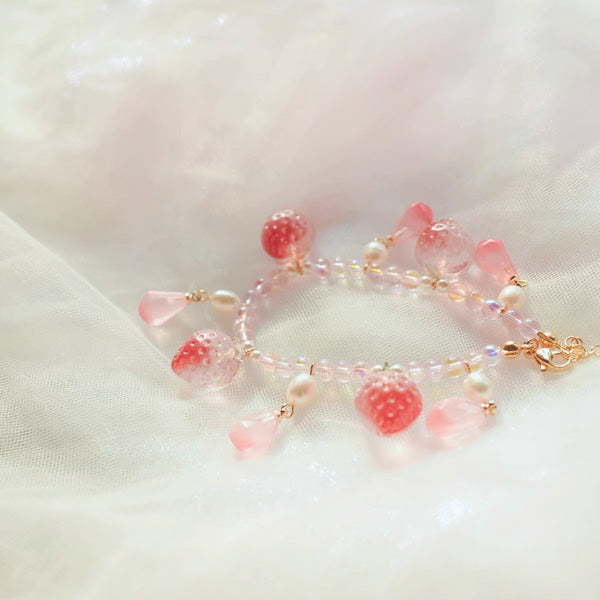 Cute Strawberry Bracelet