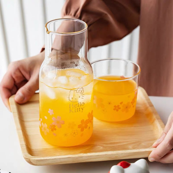 Sakura Kitty Drinking Bottle And Cup