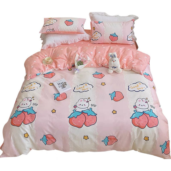 Strawberry Rabbit Bedding Set
