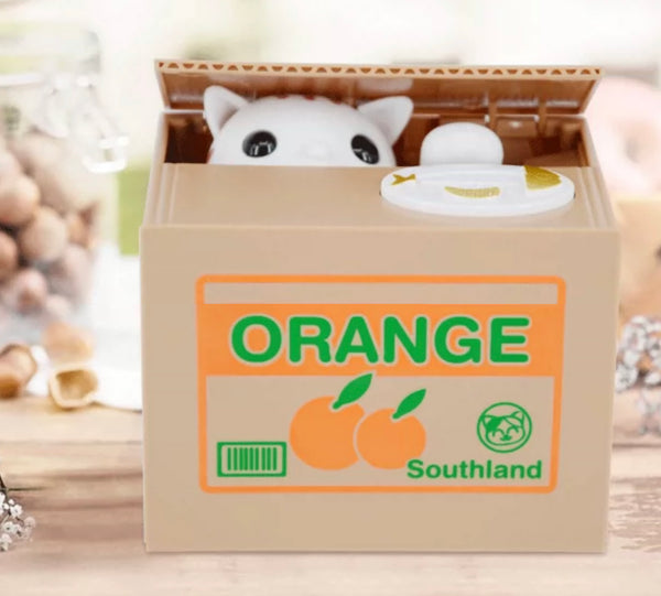Funny Cat Piggy Bank