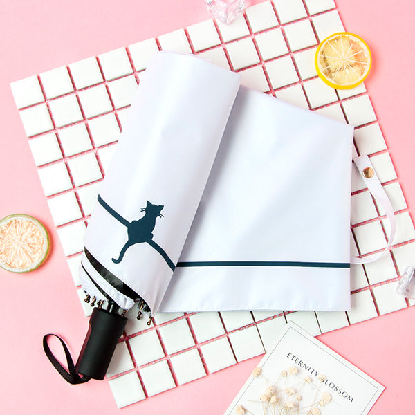 Pure Color Folding Umbrella