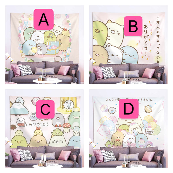 Kawaii Animals Bedside Cloth