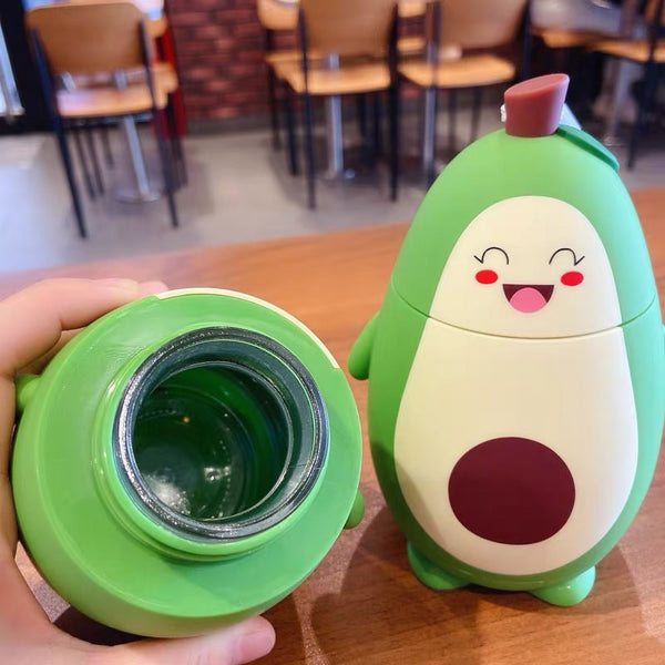 Kawaii Avocado Drinking Bottle