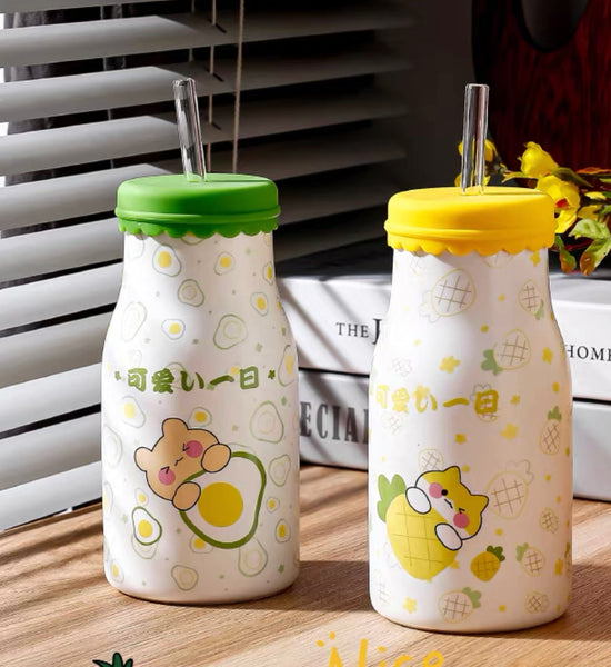 Funny Milk Bottle Cup