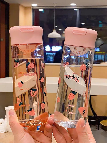 Cute Strawberry Drinking Bottle