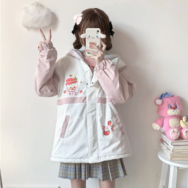 Cute Strawberry Coat