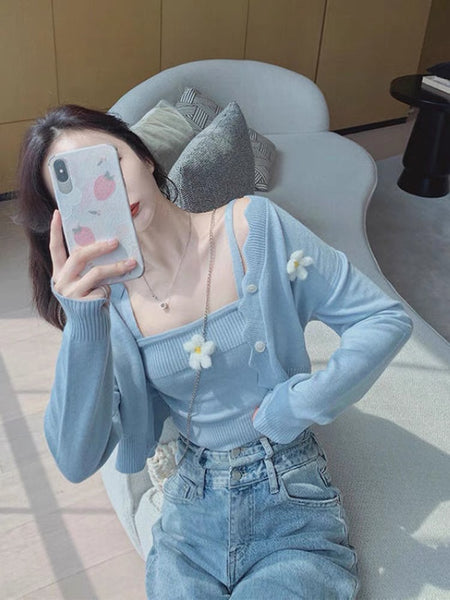 Cute Style Sweater Suit