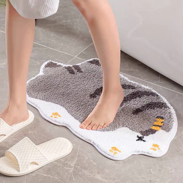 Kawaii Cat Floor Mat