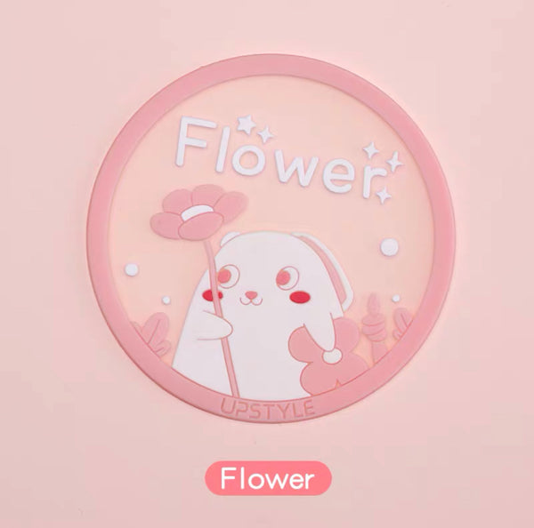 Kawaii Rabbit Cup Mat