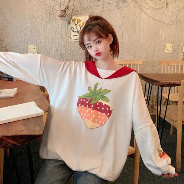 Cute Strawberry Hoody