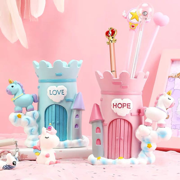 Kawaii Unicorn Brush Pot
