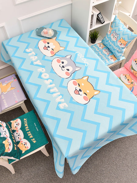 Cute Dog Tablecloth