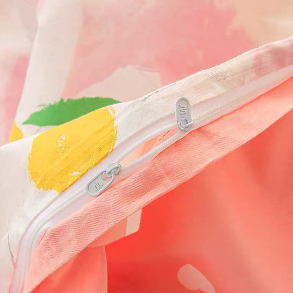 Cute Peach Bedding Set