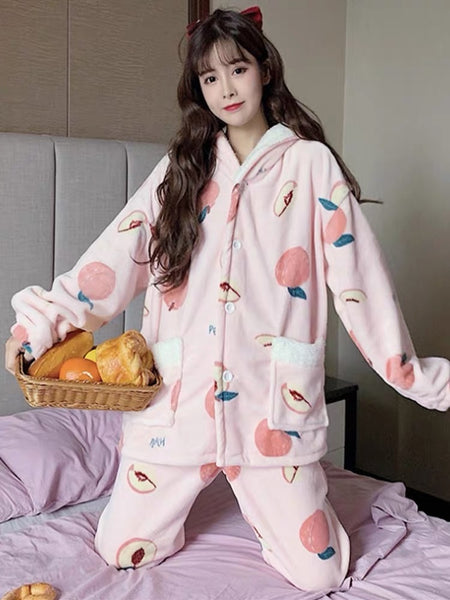 Cute Peach Pajamas