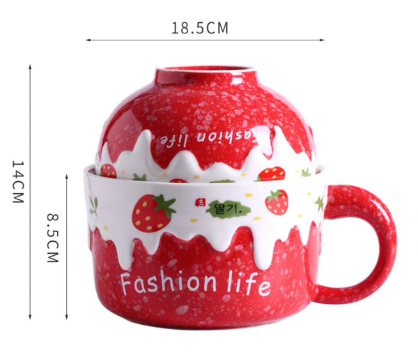 Cute Strawberry Bowl