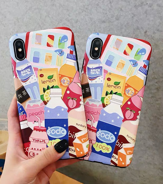 Drinks Phone Case For Iphone6/6s/6p/7/8/7/8plus/X/XS/XR/XSmax