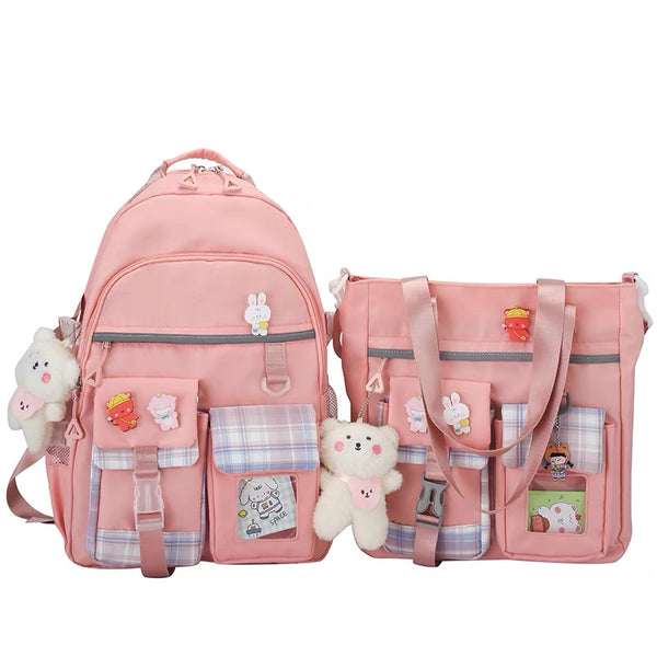 Cute Style Backpack Set