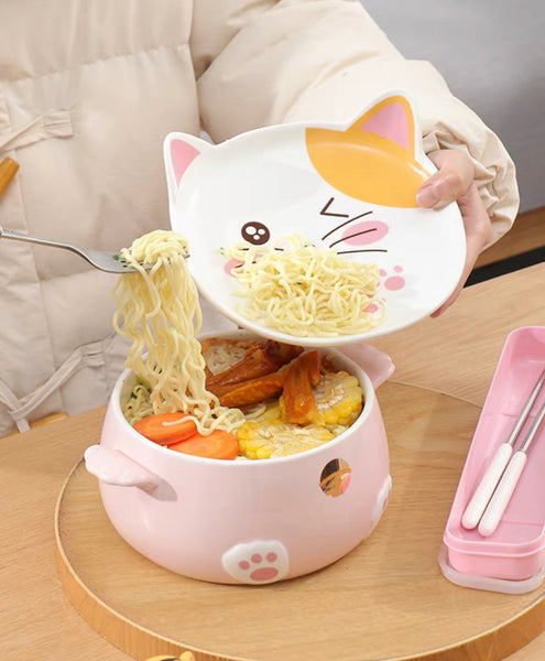 Kawaii Cat Bowl