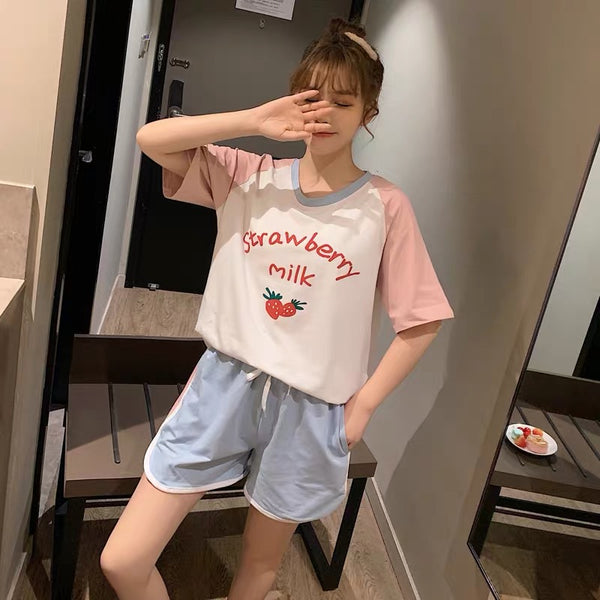 Cute Strawberry Pajamas